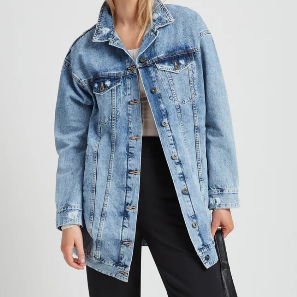 Marcella NYC Rio Denim Jacket Oversized Fit, size XXL